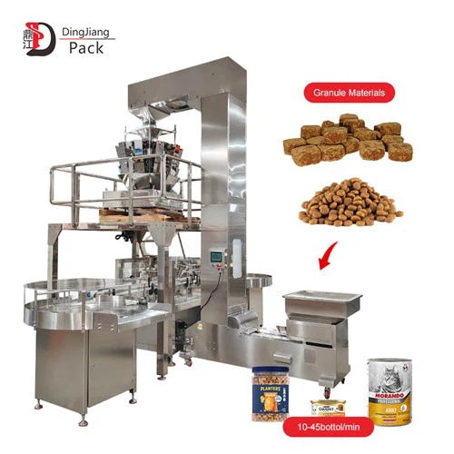 DJ-10DG Based Automatic Granular Filling Line For Cat Food