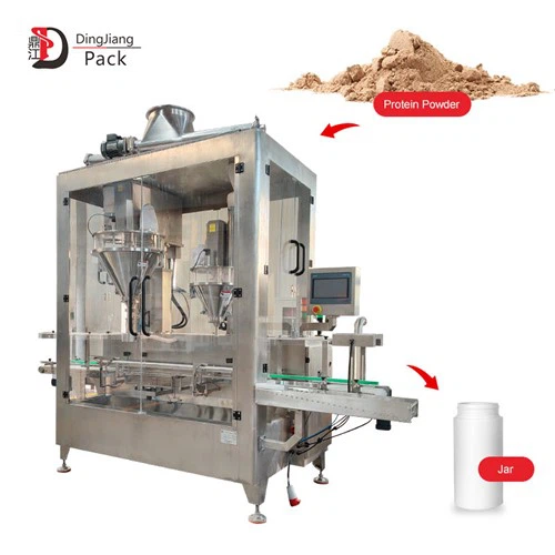 DJ-W1-D210 Automatic Powder Filling Machine - Dual Auger ±1g Accuracy